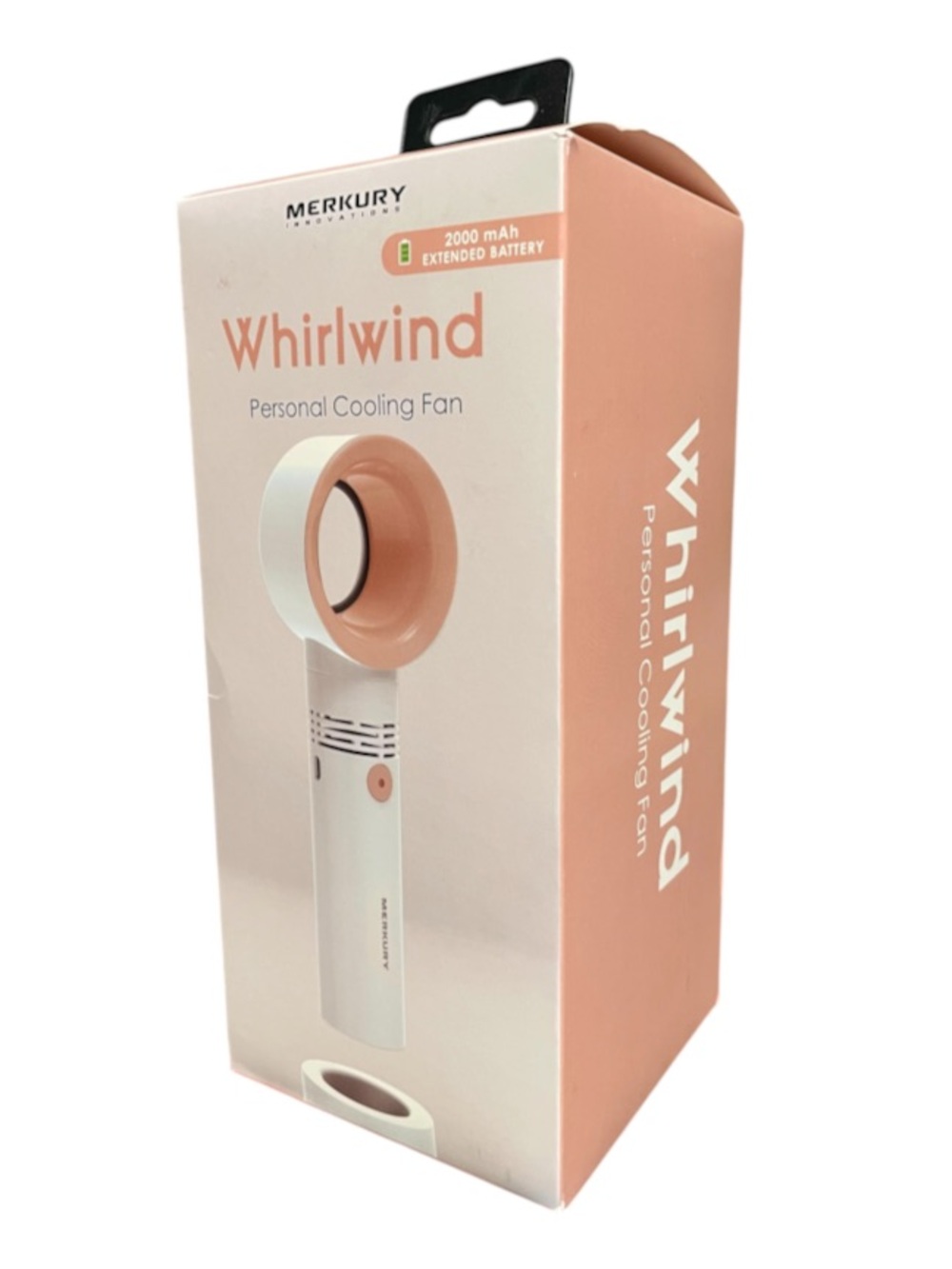 Merkury Whirlwind Personal Cooling Fan - USB Rechargeable 3 Settings New in Box
